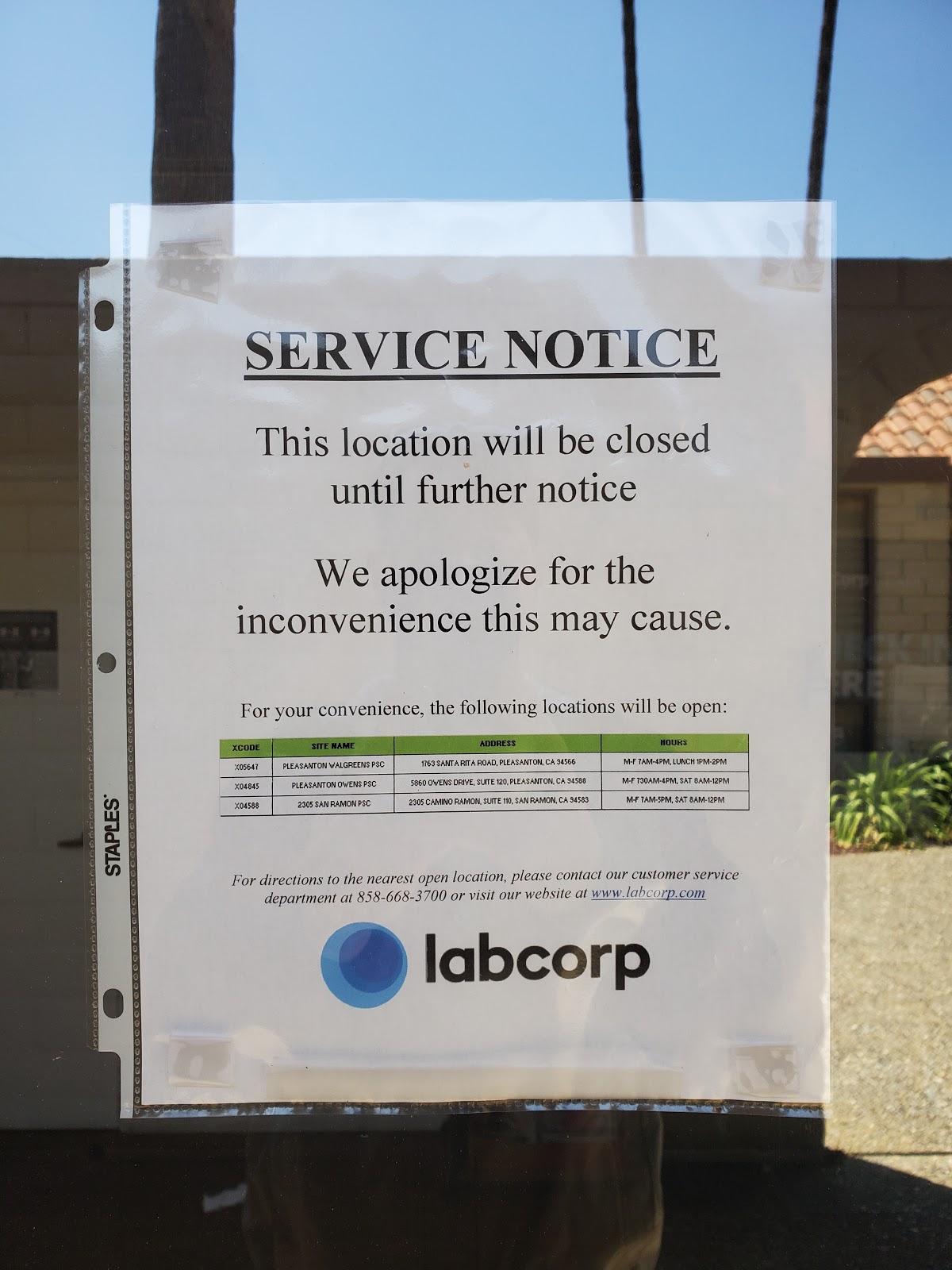 Photo of LabCorp Livermore COVID Testing at 1018 Murrieta Blvd, Livermore, CA 94550, USA