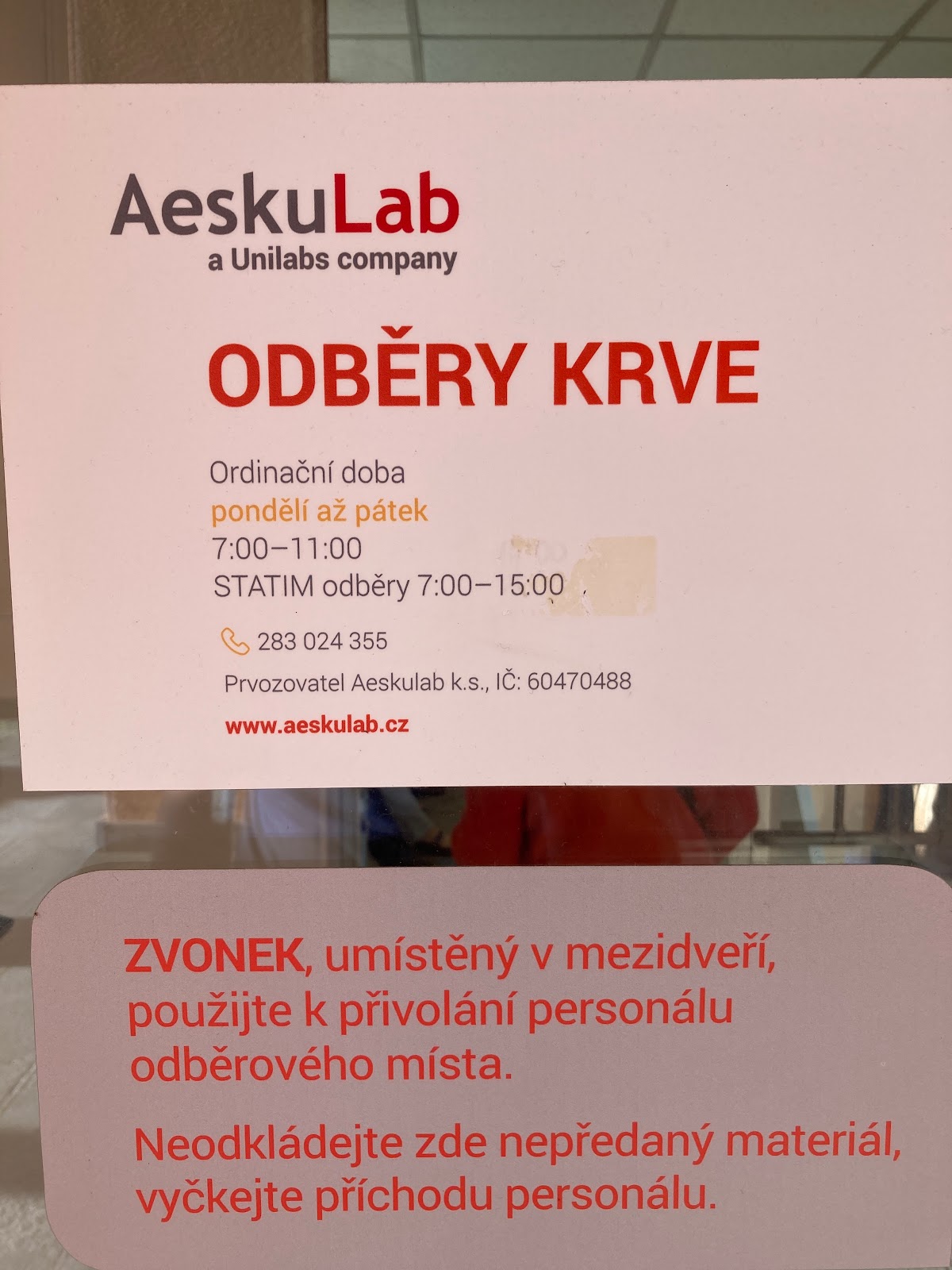 Photo of AeskuLab Praha 8 COVID Testing at Mazurská 484, 181 00 Praha 8, Czechia