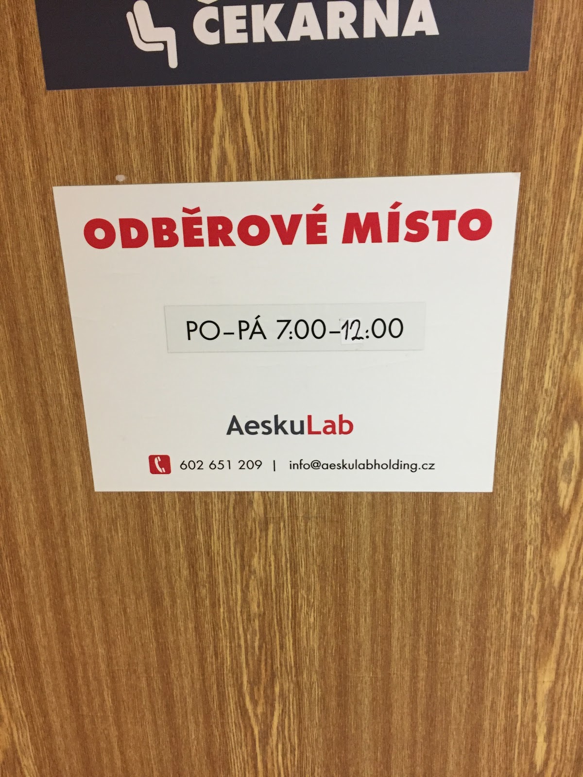 Photo of AeskuLab Stodůlky COVID Testing at Hostinského 1533, 155 00 Praha 13-Stodůlky, Czechia