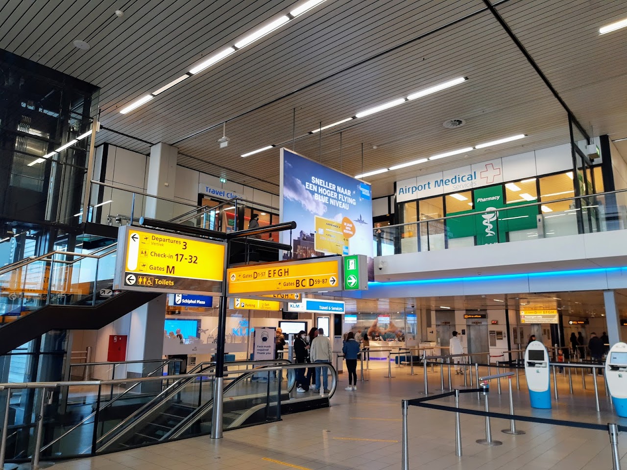 Photo of KLM Health Services Schiphol COVID Testing at Vertrekpassage 2, 1118 AP Schiphol, Netherlands