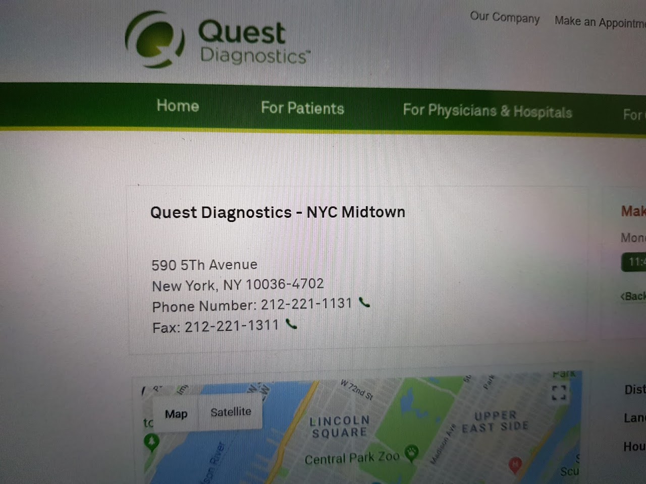 Photo of Quest Diagnostics New York COVID Testing at 590 5th Ave, New York, NY 10036, USA
