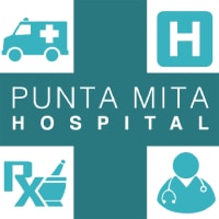 Logo of Punta Mita Hospital's COVID testing division