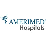 Logo of Hospital Amerimed's COVID testing division