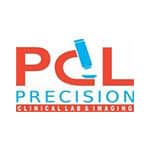 Logo of Precision Clinical Lab's COVID testing division