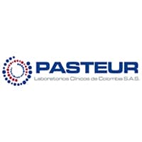 Logo of Pasteur Laboratorios Clínicos en Colombia's COVID testing division