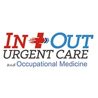 Logo of In and Out Urgent Care's COVID testing division
