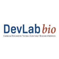 Logo of DevLab Bio's COVID testing division